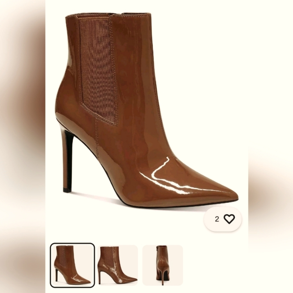 🤎 INC Katalina Ankle Booties Patent